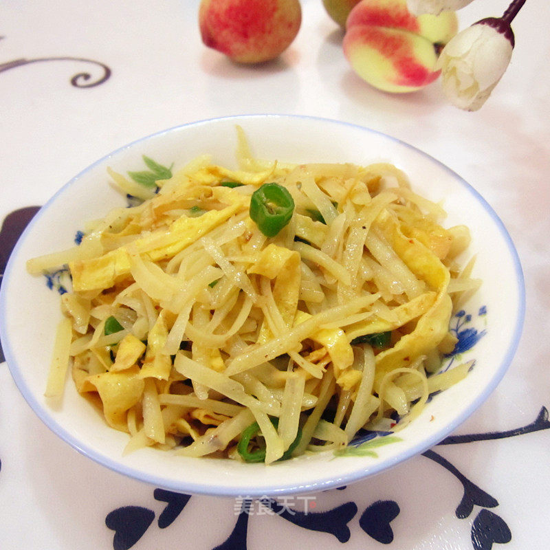 土豆蛋丝的做法