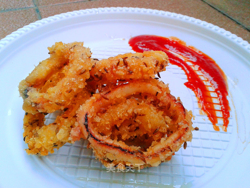 美味零食---孜然鱿鱼圈