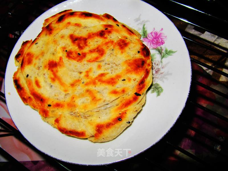 五香芝麻油饼的做法