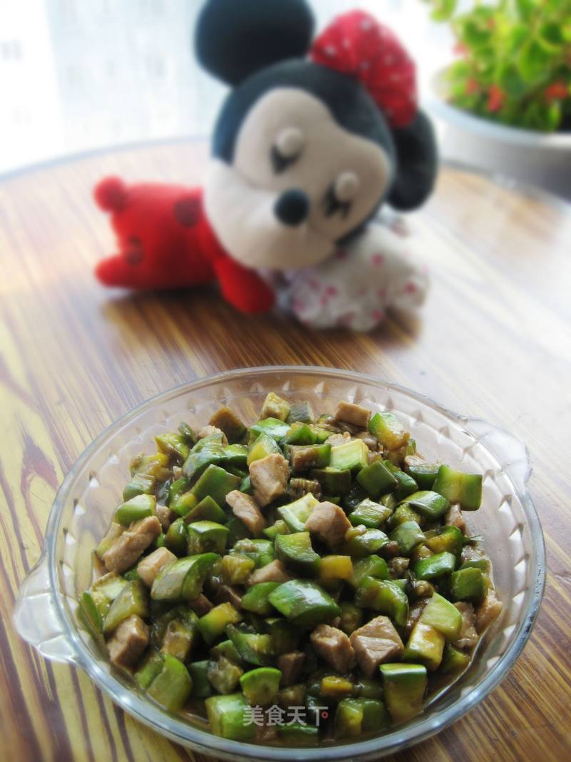 蚝油茄丁的做法