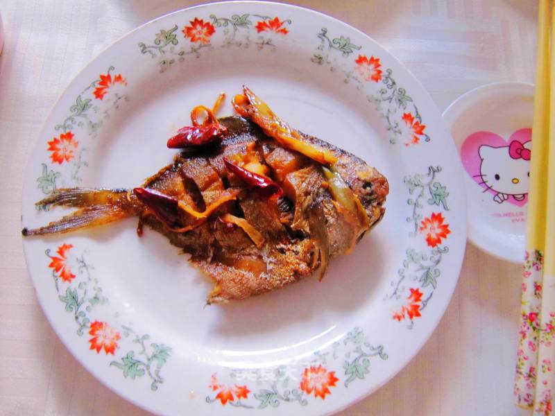 干烧鲳鱼的做法