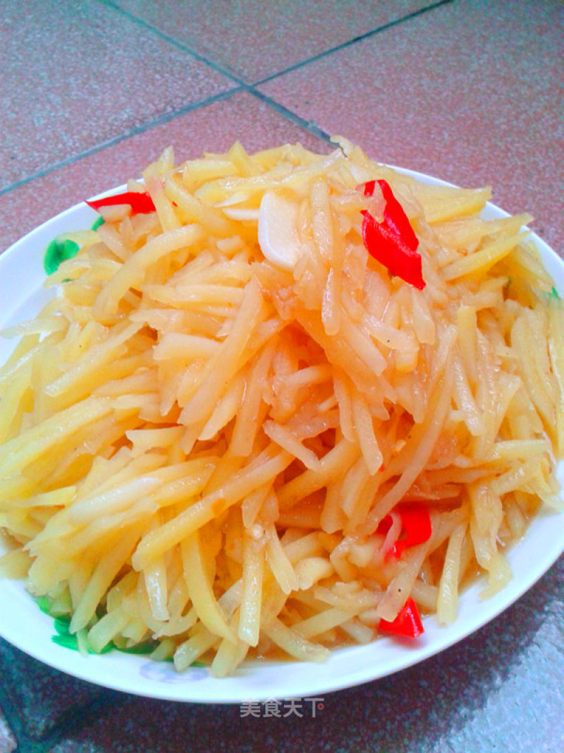 酸辣土豆丝的做法