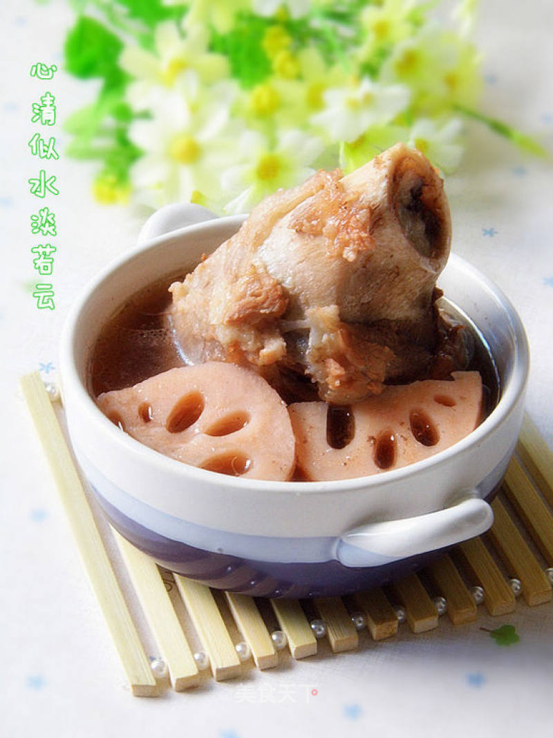 莲藕棒骨汤的做法