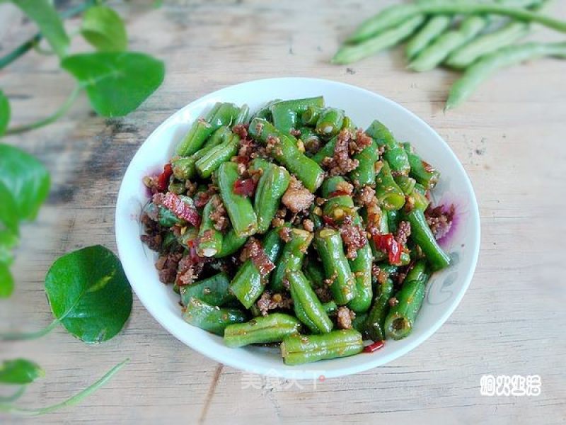 肉末剁椒四季豆的做法