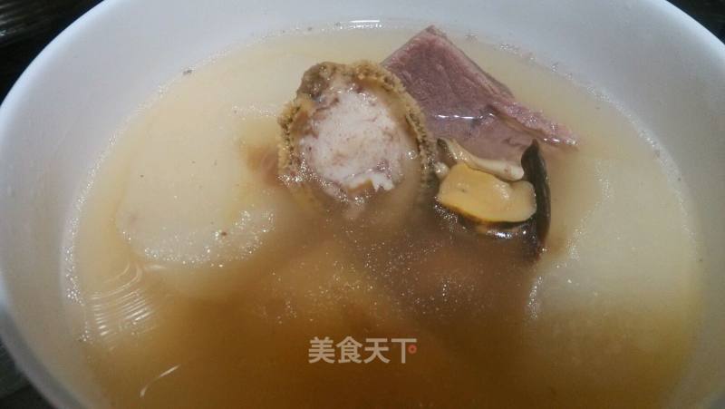 萍果雪梨鲍鱼响螺豬骨湯的做法