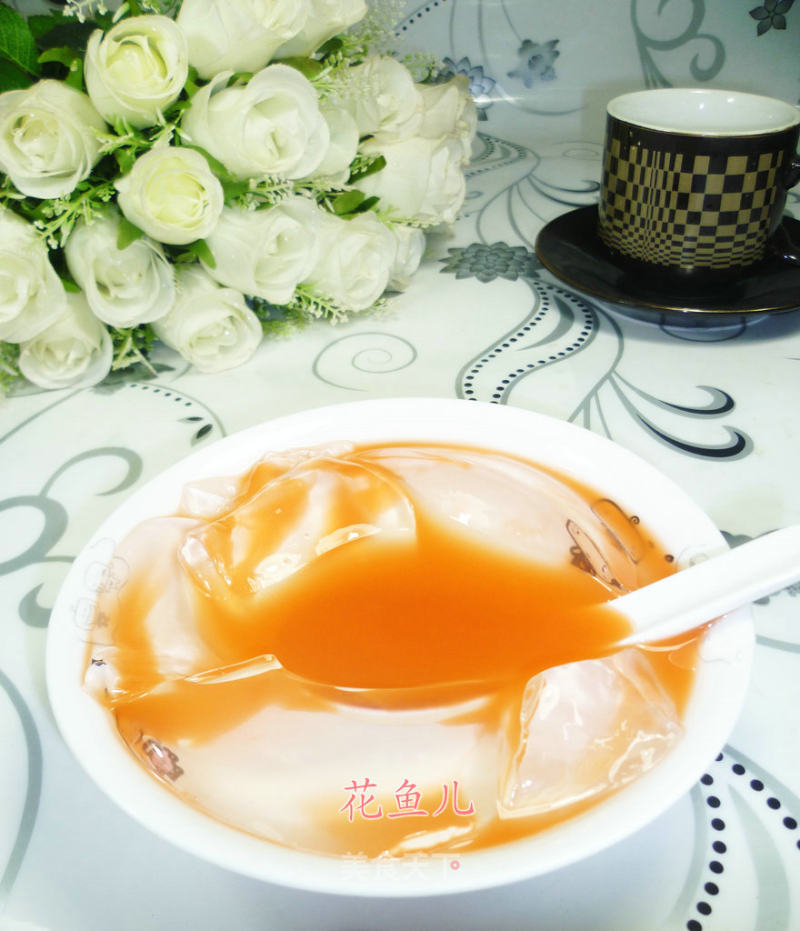 胡萝卜汁凉粉的做法