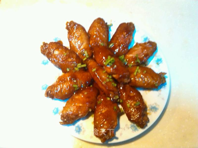 蜂蜜酒焖鸡翅的做法
