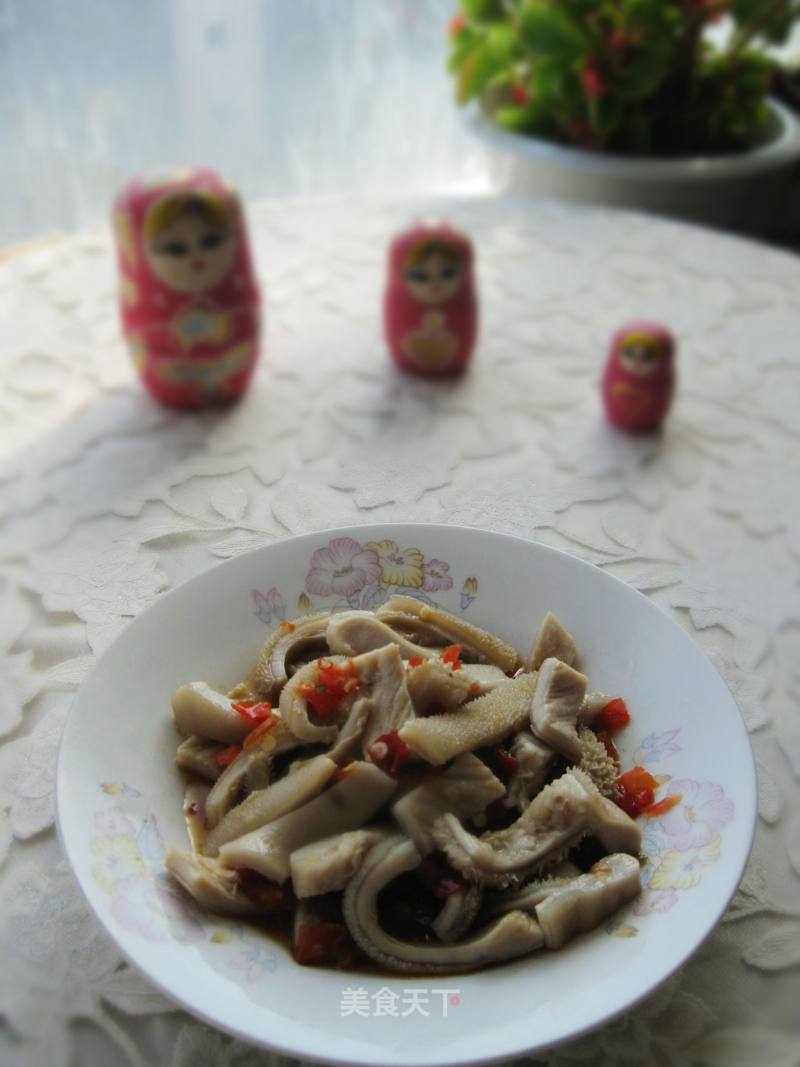 剁椒炒牛肚的做法