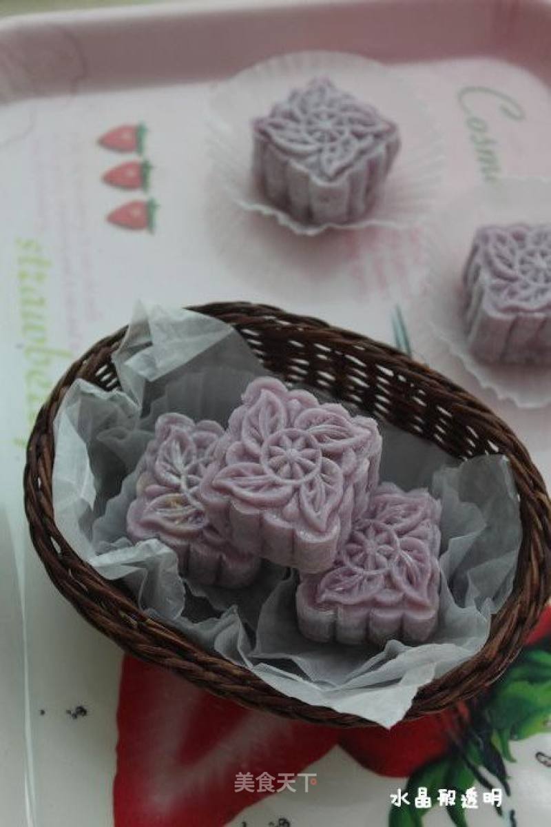 纯天然的栗子冰皮月饼的做法