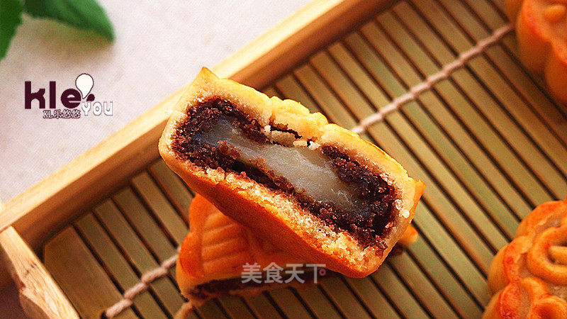 麻薯红豆沙月饼的做法