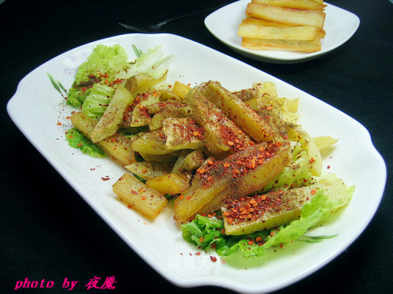 香炸土豆条的做法