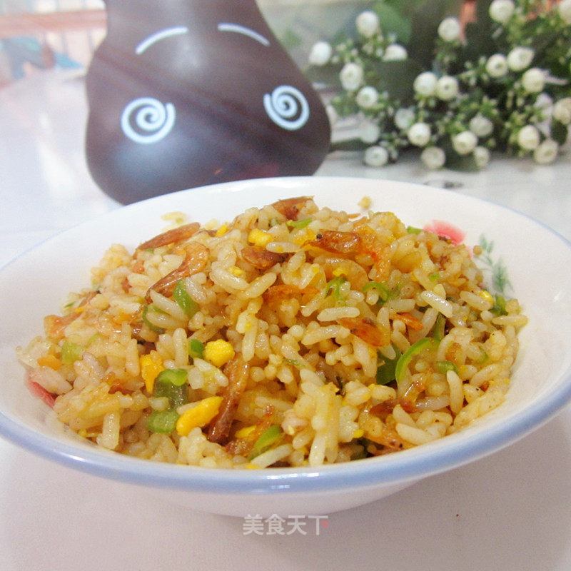 蛋黄米虾炒饭