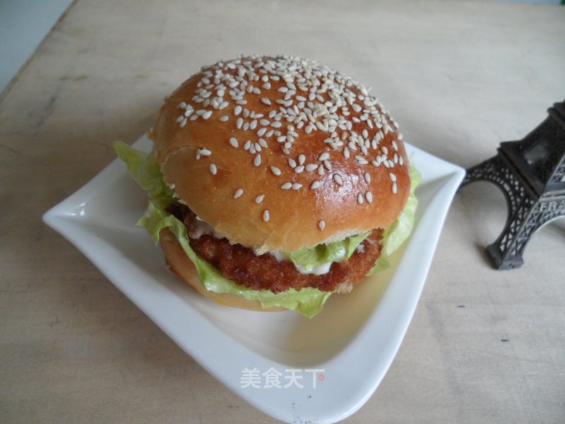 鸡排汉堡的做法