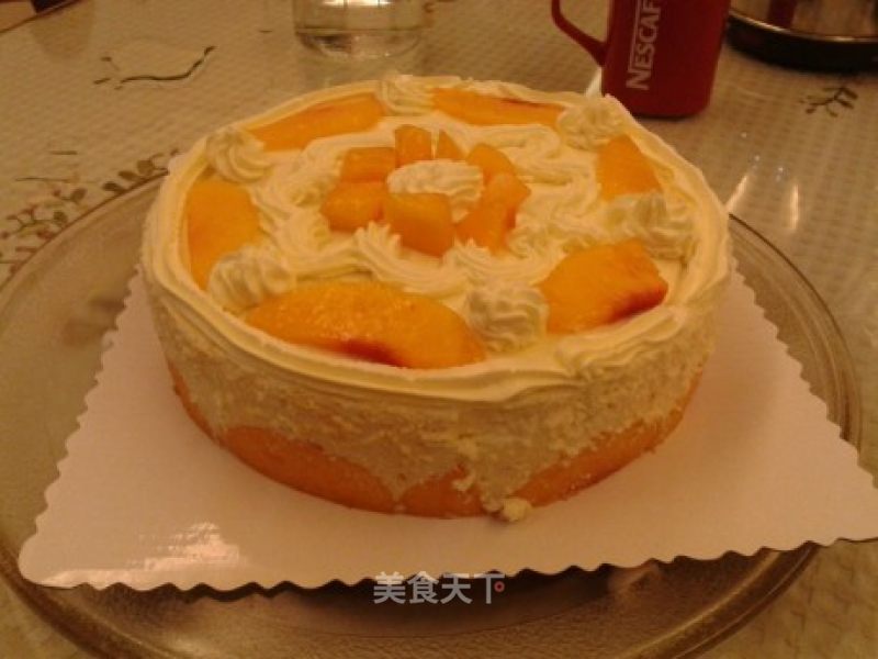 黄桃莫司蛋糕的做法