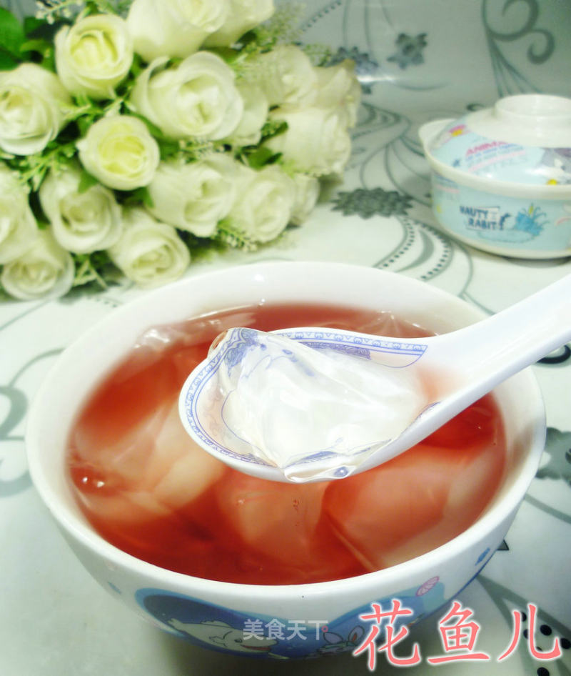 葡萄汁凉粉的做法