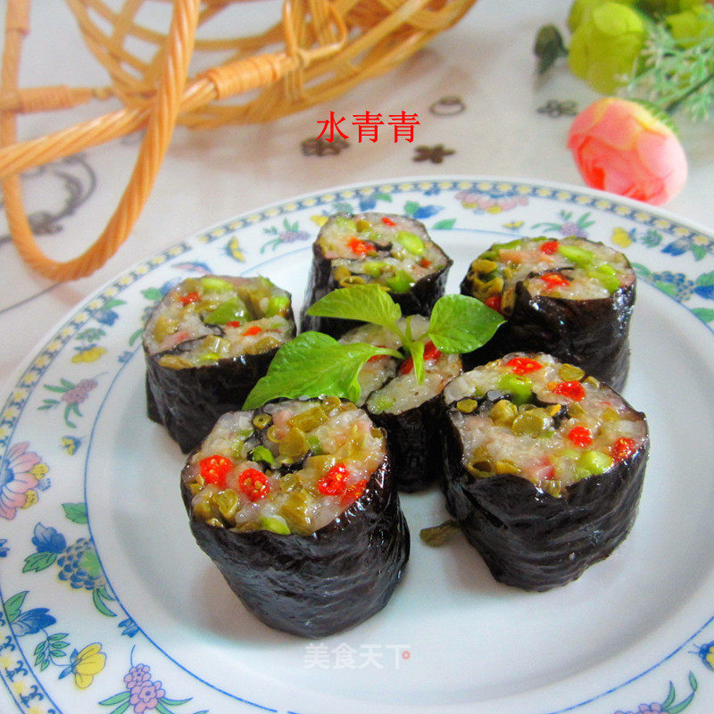 咸菜火腿寿司团的做法