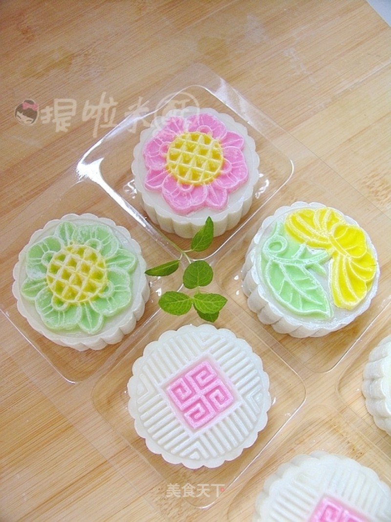祝大家中秋快乐——玉米马蹄冰皮月饼