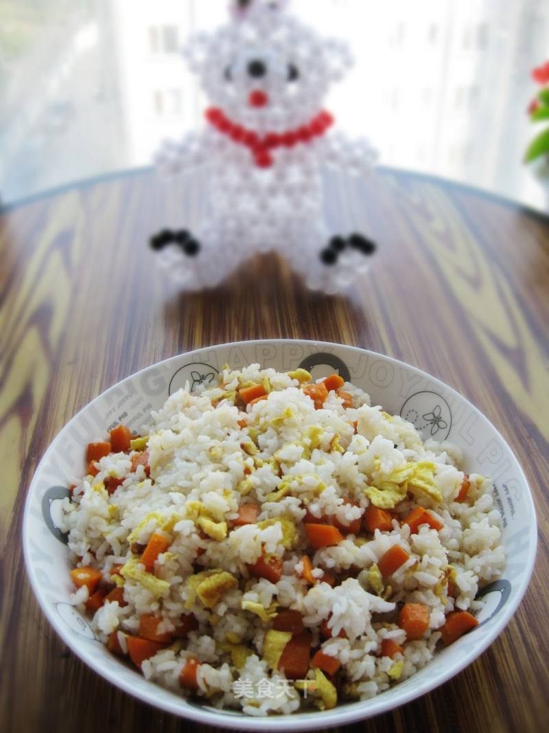 胡萝卜蛋炒饭
