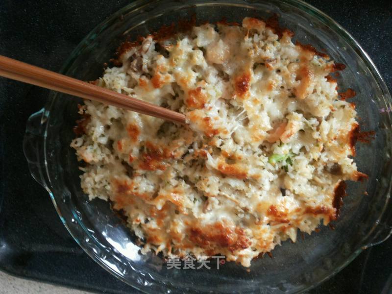 中西结合烤焗饭…