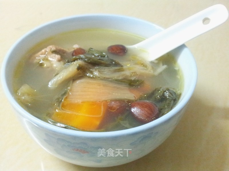 南北杏菜干汤的做法