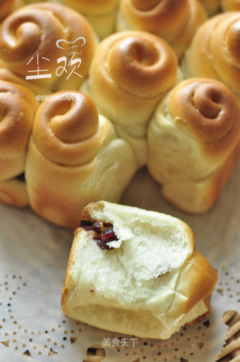 蔓越莓小餐包的做法