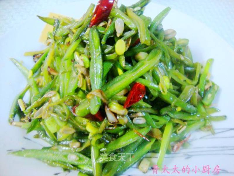 快手炒豆角的做法