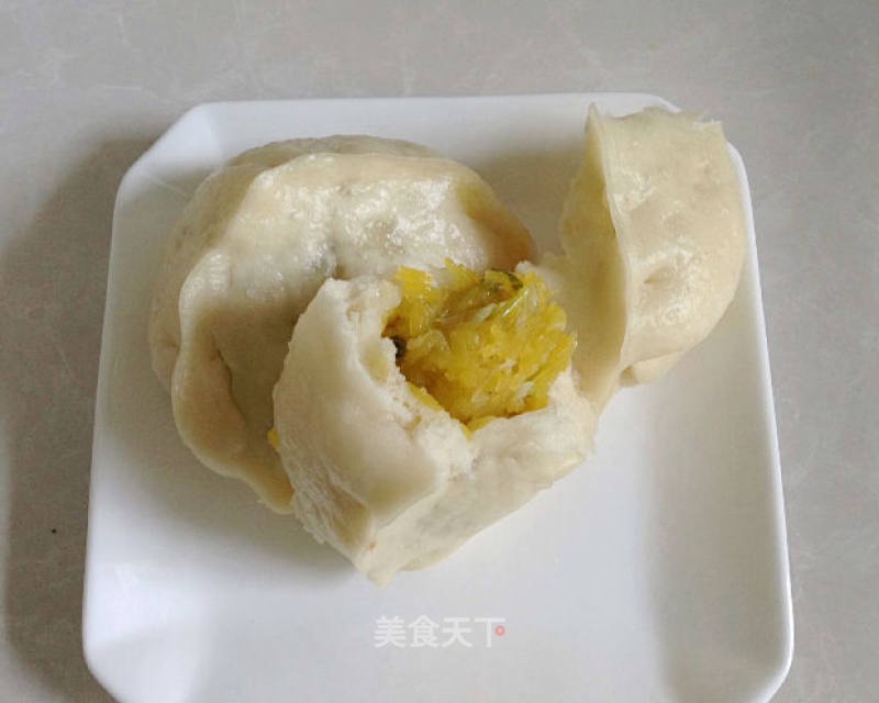 方瓜包子（南瓜）--最原汁原味的素馅蒸包的做法