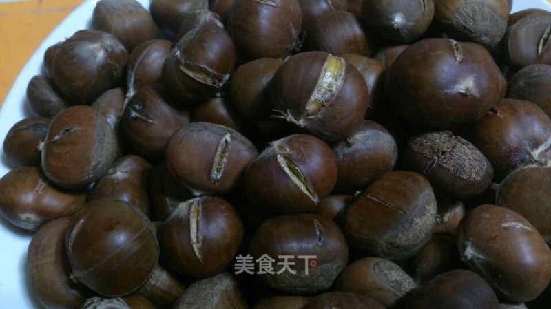 原味烤栗子的做法