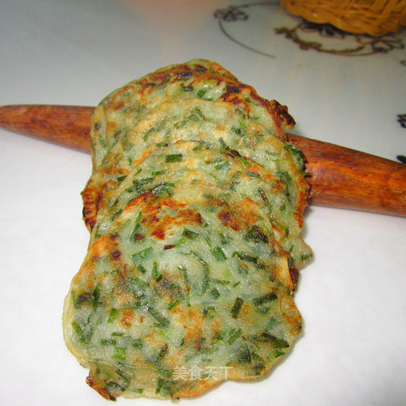 韭菜煎饼的做法
