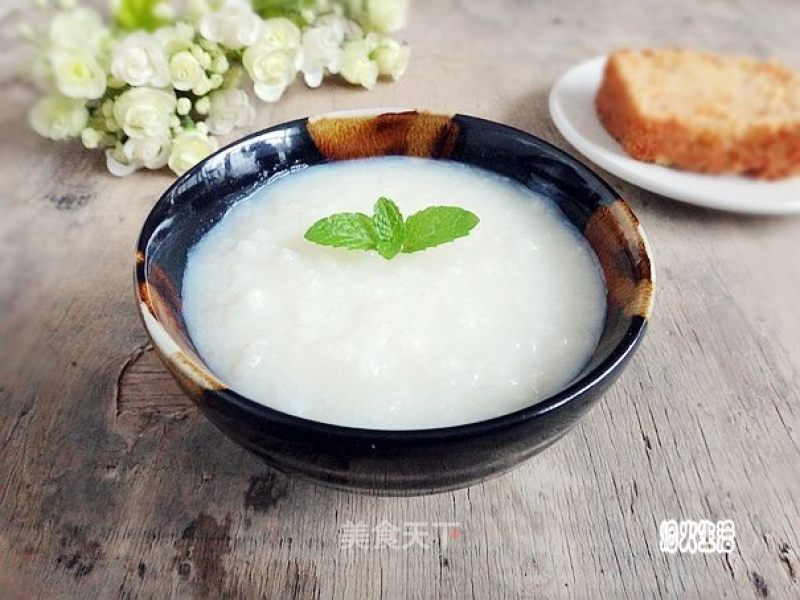 白糖豆浆粥的做法