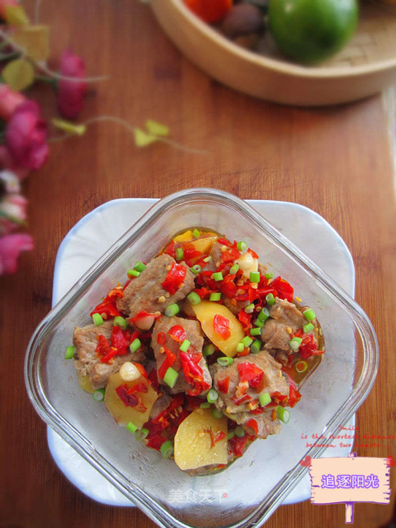 零厨艺快手菜+剁椒排骨蒸土豆