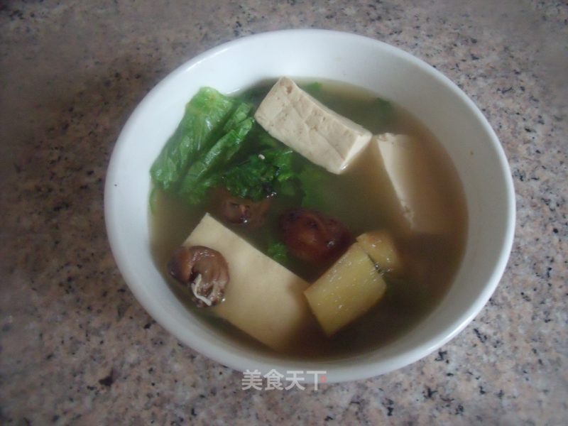 豆腐生菜汤的做法