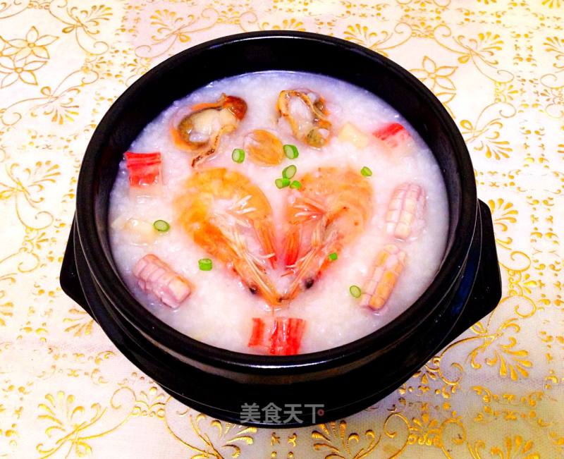 【私房海鲜砂锅粥】---一品美粥满满都是爱