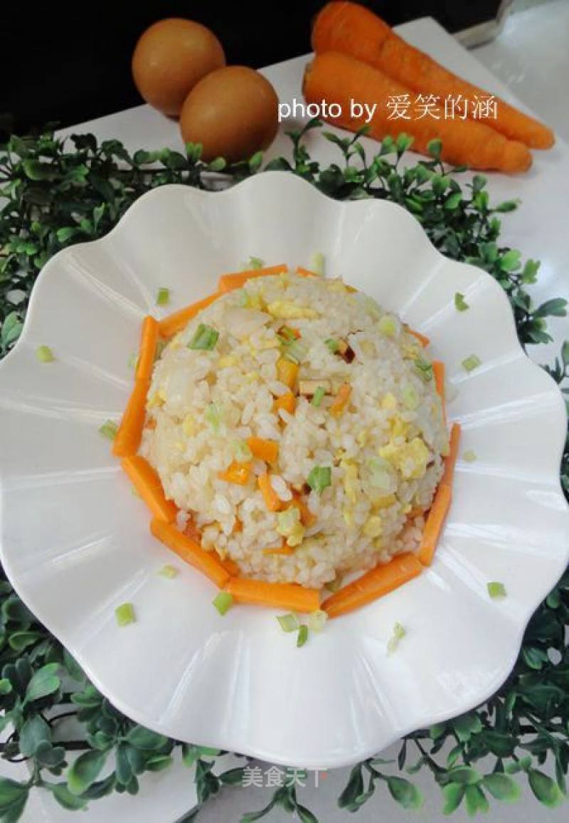 【蚝油鸡蛋炒饭】的做法