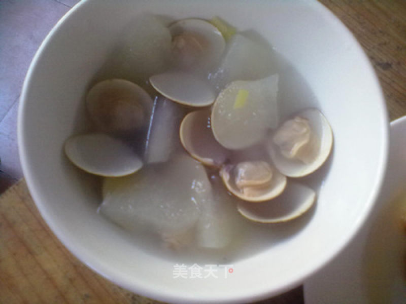 冬瓜沙白蛤汤的做法