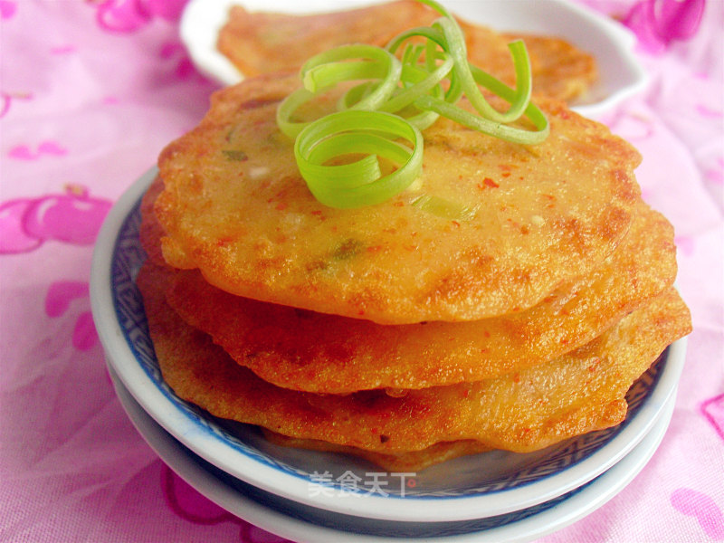 泡菜海鲜饼