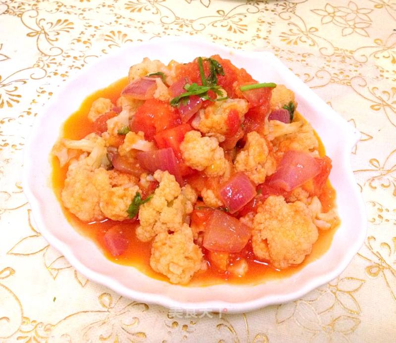 【西红柿炒菜花】--酸酸甜甜就是我的做法