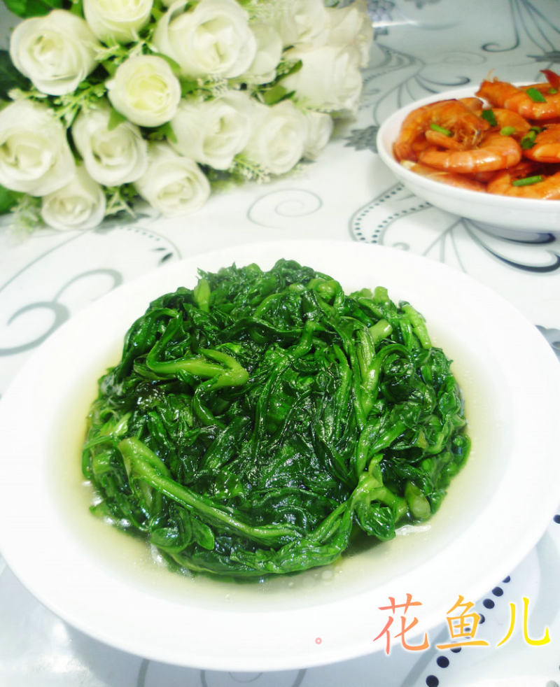 清炒蒿菜的做法