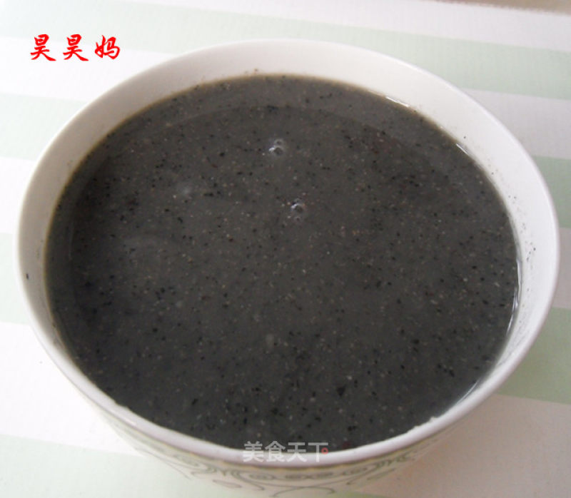黑芝麻糊的做法