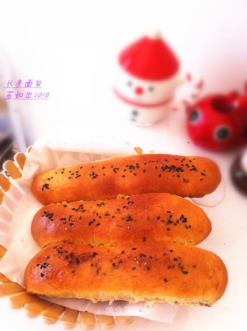 【长条面包】简单造型也美味的做法