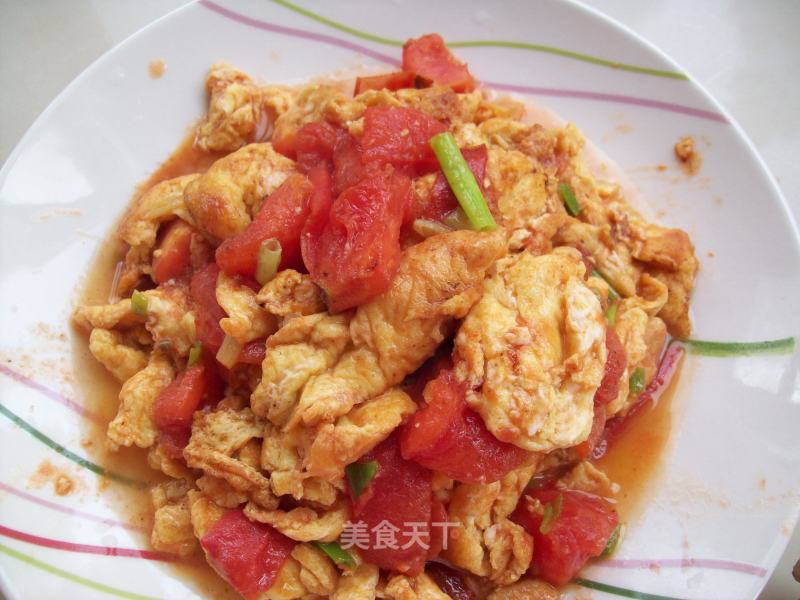 西红柿炒鸡蛋的做法