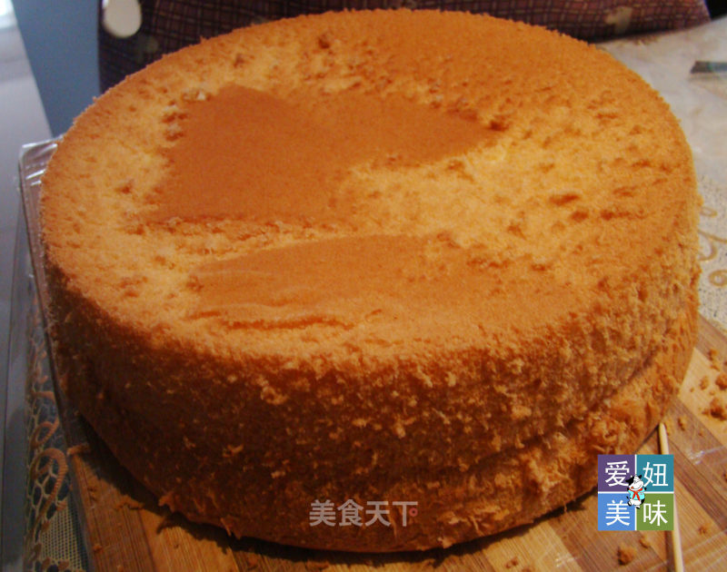 戚风蛋糕（八寸）新手版