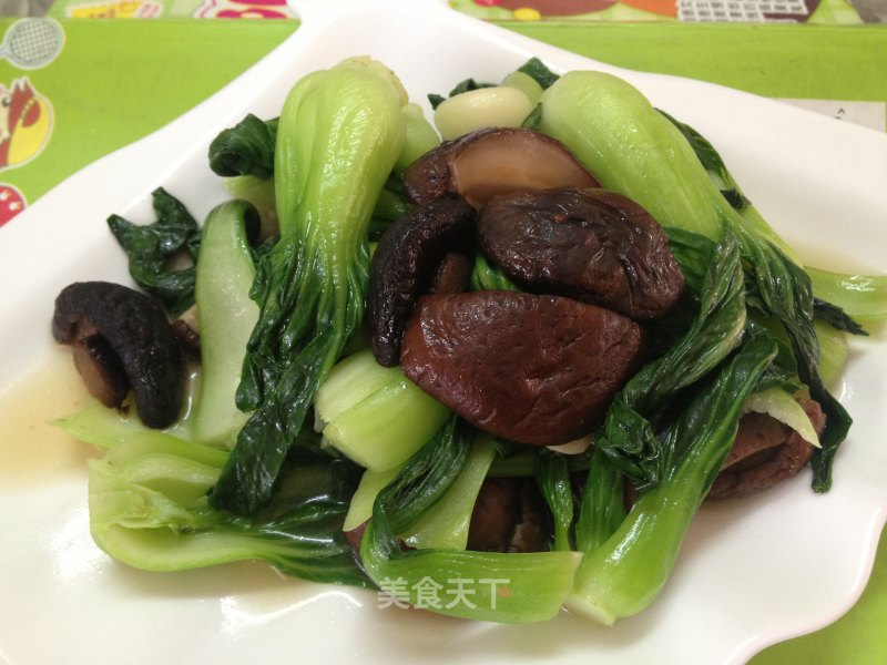 香菇青菜的做法