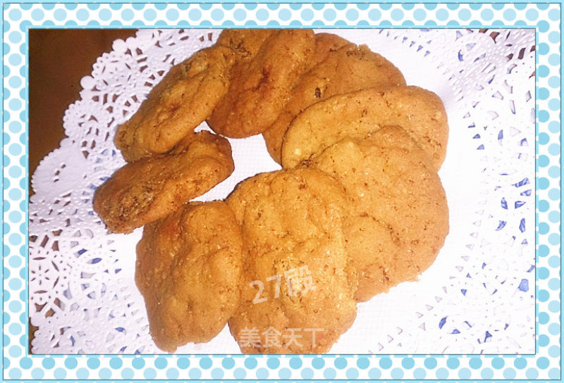 27的烹饪日记——不用黄油的“燕麦葡萄饼干”的做法