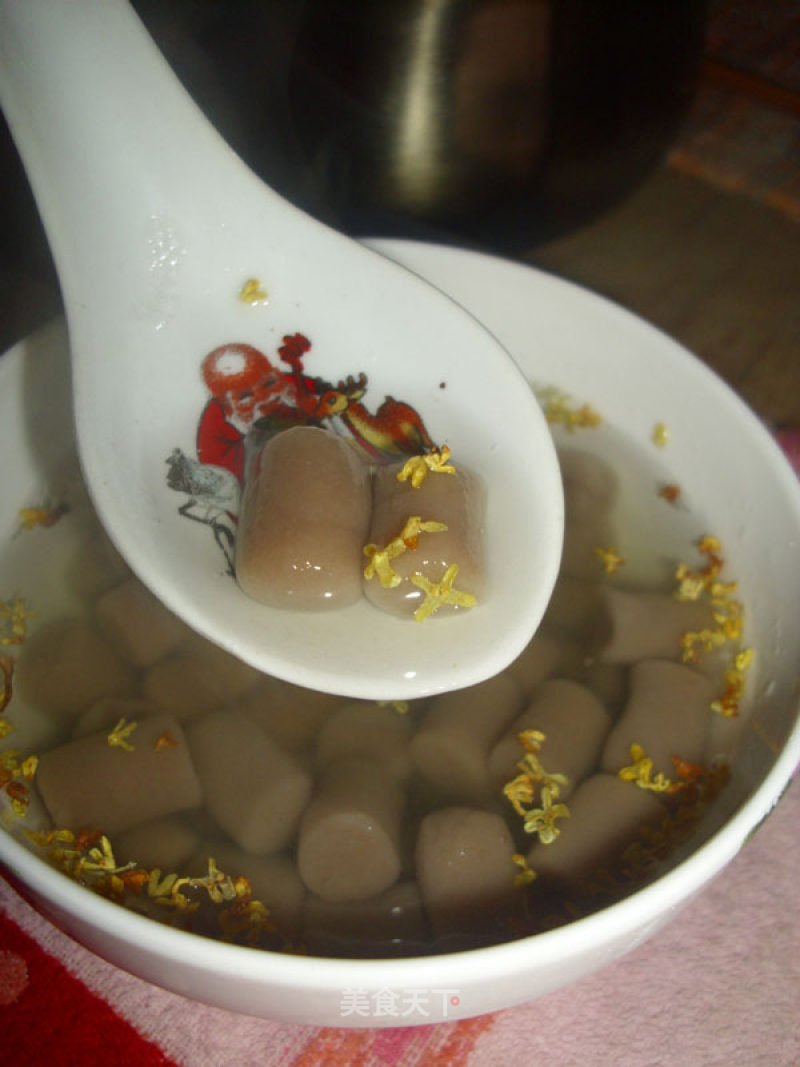 桂花红糖小圆子的做法