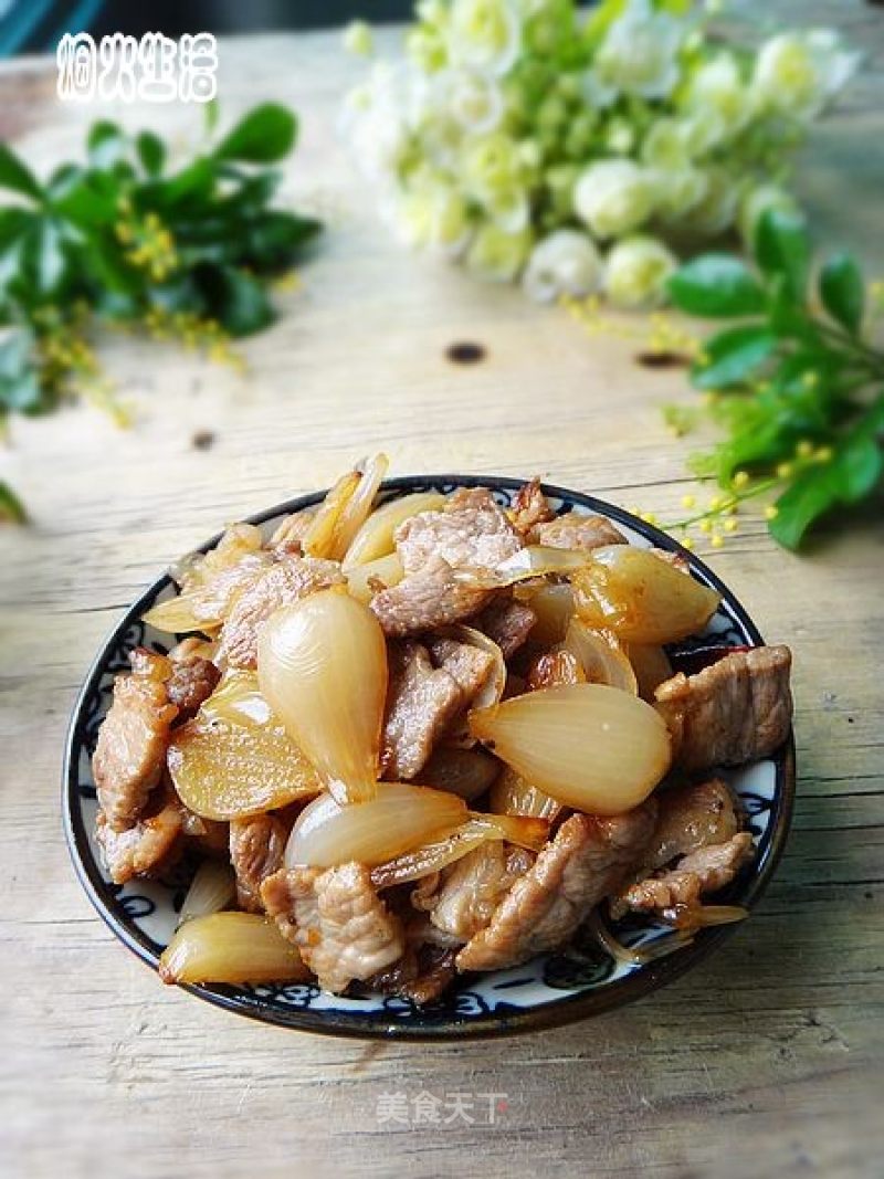 腌藠头炒肉的做法