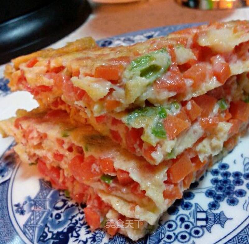 胡萝卜蛋饼的做法