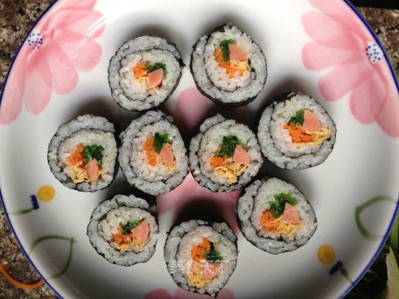 韩式经典米饭——紫菜包饭的做法