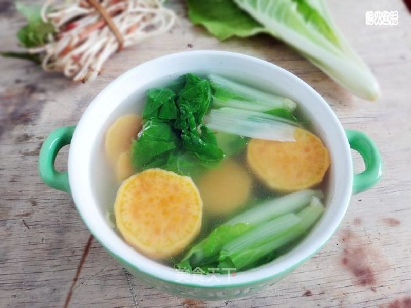 红薯白菜汤的做法