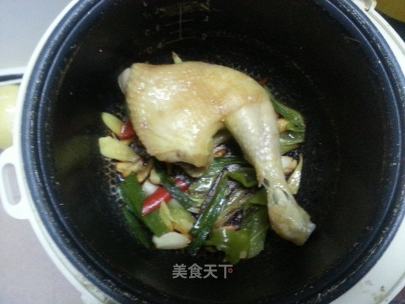懒人电饭煲鸡腿的做法